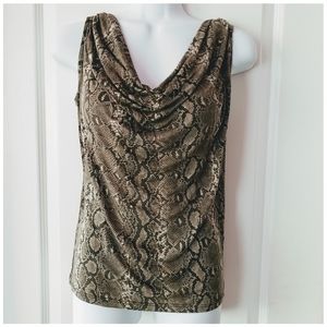 Michael Michael Kors Top Black Petite Small